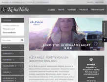 Tablet Screenshot of kultanalle.fi